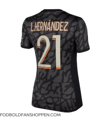 Paris Saint-Germain Lucas Hernandez #21 Tredjetrøje Dame 2023-24 Kortærmet